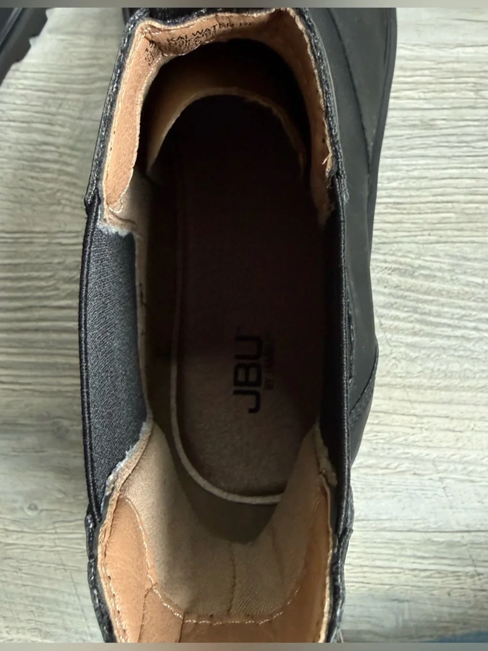 JBU Kai Men's Black Chelsea Boots - Sleek Slip-On Ankle Boot water resistant 13
